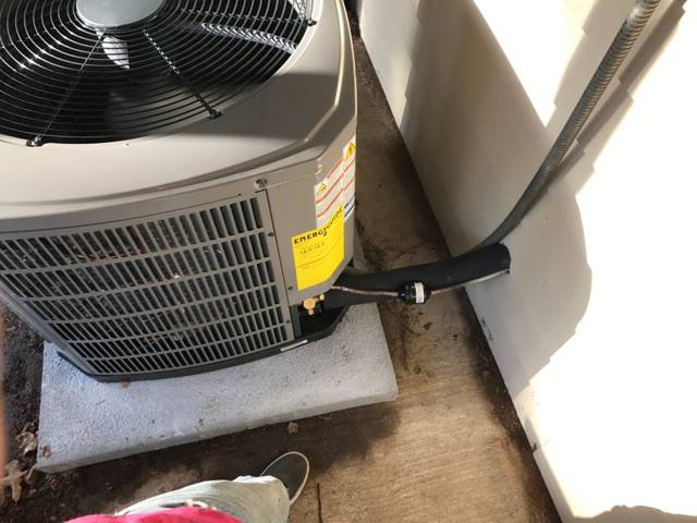 installation of heat pump equipment in Austin